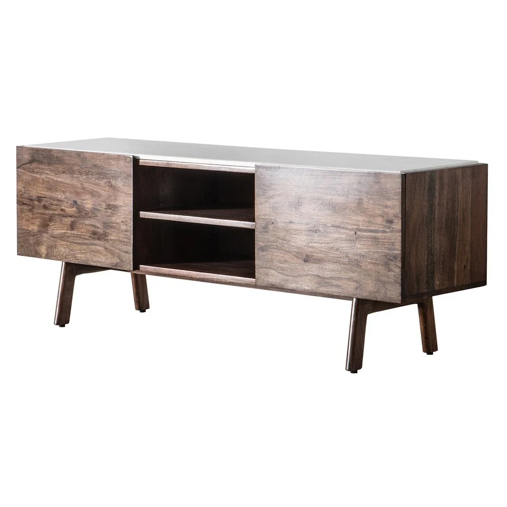 Barcelona Marble Top Media Cabinet - Image 3