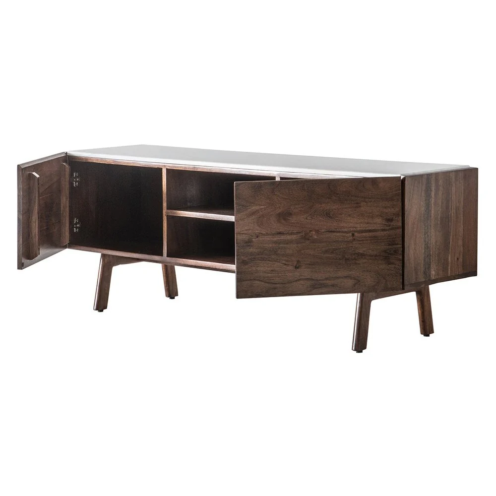 Barcelona Marble Top Media Cabinet - Image 4