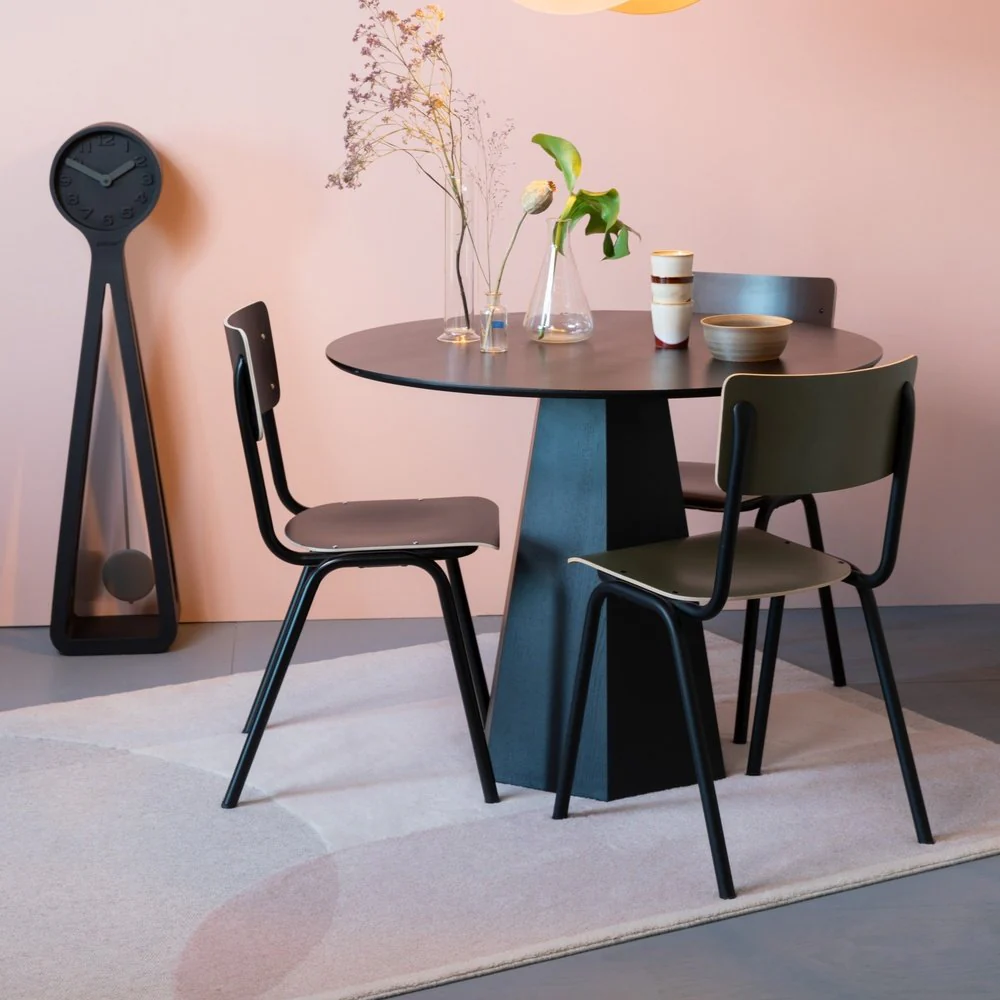 Pilar Round Dining Table - Black - Image 7